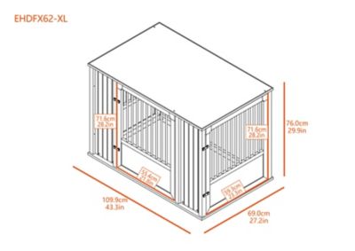Image showing 1 th New Age Pet Flexidoor Dog Crate