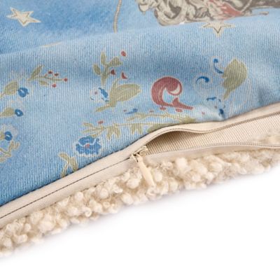 Image showing  Tasha Polizzi for Teddy-Backed Boucle Plush Pillow, 18 x 18in.