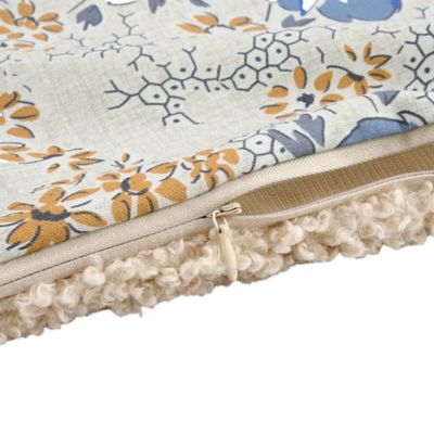 Image showing  Tasha Polizzi for Teddy-Backed Boucle Plush Pillow, 18 x 18in.