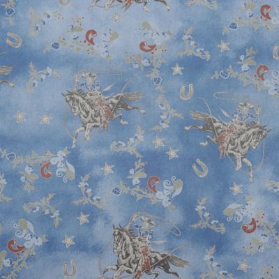 Image showing  Tasha Polizzi for Paseo Road Lee Western Washed Denim Euro Sham, 27 in. x 27 in., 1 pc.