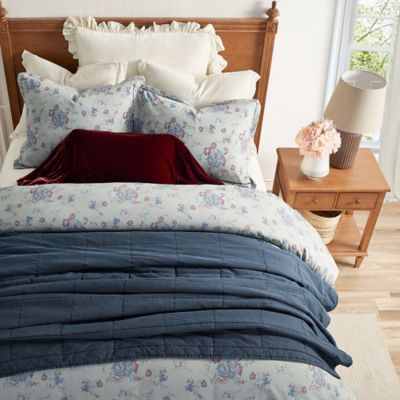 Image showing  Tasha Polizzi for Paseo Road Rosabel Floral Washed Denim Comforter Set, 3 pc.