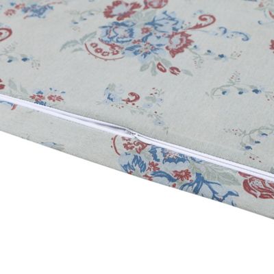 Image showing  by HiEnd Accents Tasha Polizzi for Paseo Road Rosabel Floral Washed Denim Euro Sham, 27 in. x 27 in., 1 pc.