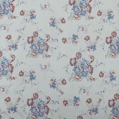 Image showing  by HiEnd Accents Tasha Polizzi for Paseo Road Rosabel Floral Washed Denim Euro Sham, 27 in. x 27 in., 1 pc.