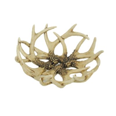 Paseo Road Antler Faux Decorative Tray, 13.2 x 13.2in., 1 pc.