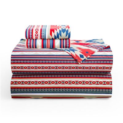 Image showing  by HiEnd Accents 200TC Cotton Del Sol Sheet Set, 4 Piece