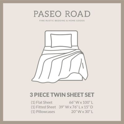 Image showing  by HiEnd Accents 200TC Cotton Del Sol Sheet Set, 4 Piece