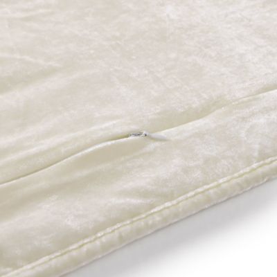 Image showing 4 th HiEnd Accents Stella Faux Silk Double Box Stitch Quilt Set, 3PC