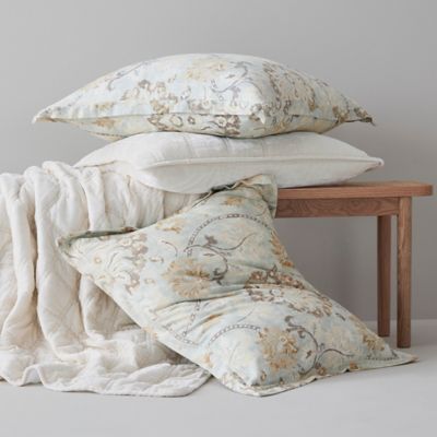 Image showing 8 th HiEnd Accents Stella Faux Silk Double Box Stitch Quilt Set, 3PC