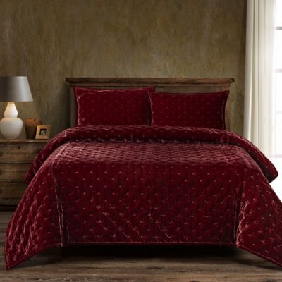 Image showing  Stella Faux Silk Velvet Quilt, 1 pc.
