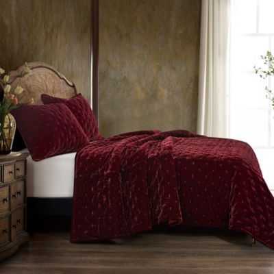 Image showing  Stella Faux Silk Velvet Quilt, 1 pc.