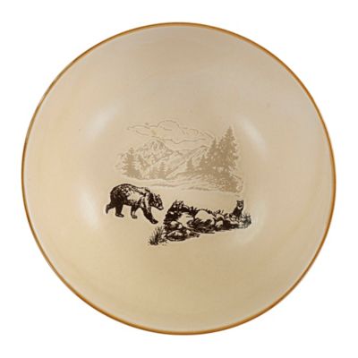 Paseo Road White Pine Ceramic Serving Bowl, Brown, 1 pc.
