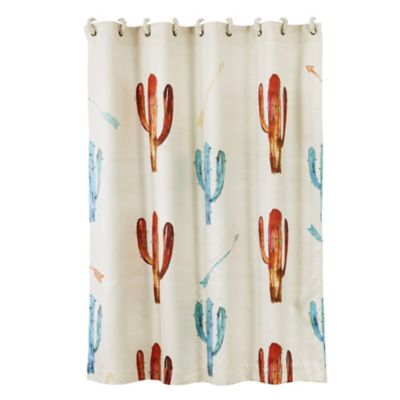 Paseo Road Cactus & Arrow Shower Curtain, 72 in. x 72 in., 1 pc.