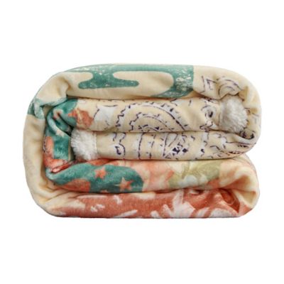 Image showing  Campfire Sherpa Fleece Throw & Throw Set, 1 pc. or 3 pc.