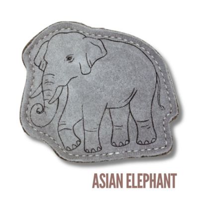 Yeti Dog Chew Premium Leather Toy, Elephant