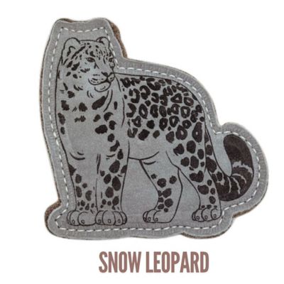 Yeti Dog Chew Premium Leather Toy, Leopard