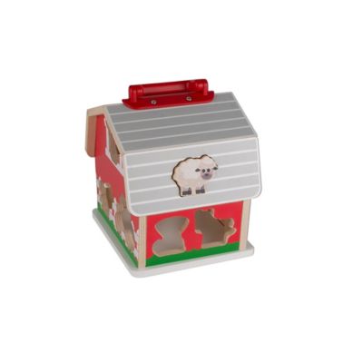 Image showing  Fat Brain Shape Sorter Barn