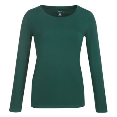 Image showing  Women's Scoop Neck Long-Sleeve T Shirt