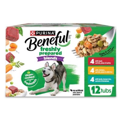 Image showing  Freshly Prepared Blends Adult Beef/Chicken/Lamb Chopped Wet Dog Food Variety Pack