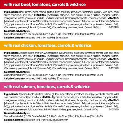 Image showing  Incredibites with Chicken, Salmon and Beef Adult Small Breed Wet Dog Food, 30 Cans