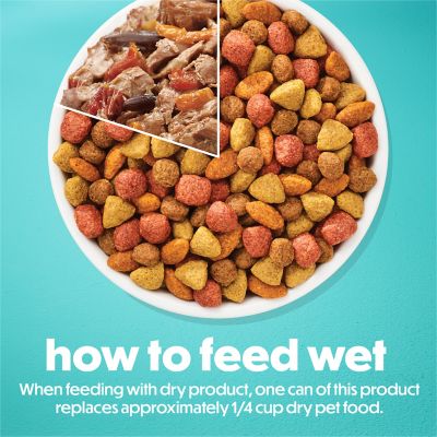 Image showing 7 th Purina Beneful Incredibites with Chicken, Salmon and Beef Adult Small Breed Wet Dog Food, 30 Cans