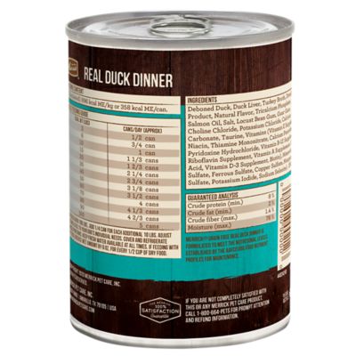 Image showing  Adult Grain-Free Premium and Natural Real Duck Dinner Wet Dog Food, 12.7 oz.