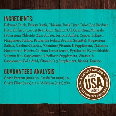Image showing  Adult Grain-Free Premium and Natural Real Duck Dinner Wet Dog Food, 12.7 oz.