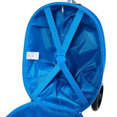 Image showing 8 th GoPowerBike Kids' GoVoyage 2-in-1 Luggage Scooter, Blue