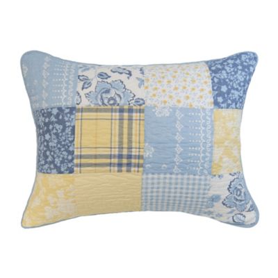 Image showing  Spring Flowers Cotton Pieced Quilted Bedding Set