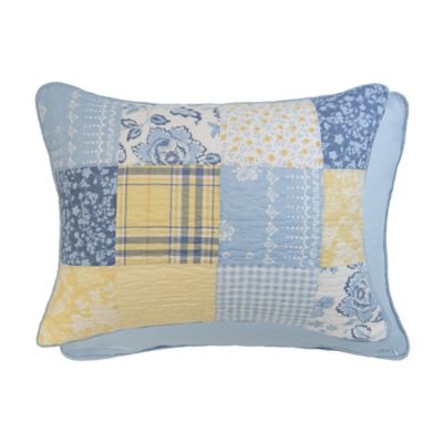 Image showing  Spring Flowers Cotton Pieced Quilted Bedding Set