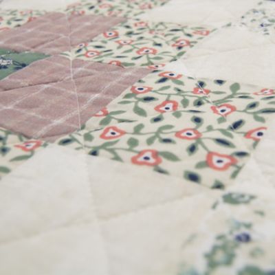 Image showing  April Patch Cotton Pieced Quilt Set
