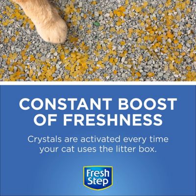 Image showing 5 th Fresh Step Summer Breeze Scented Litter Box Deodorizing Crystals, 15 oz.