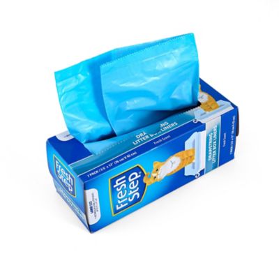 Image showing  Drawstring Cat Litter Box Liners, Fresh Scent, Size Large, 30 x 17 in., 7 ct.