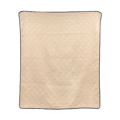 Image showing  LJ Plaid Cotton Pieced Quilted Throw