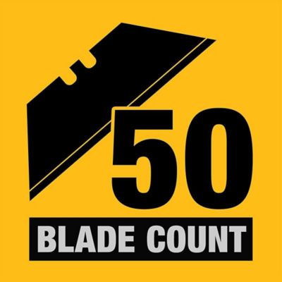 Image showing  50 pk. Carbide Utility Knife Blades
