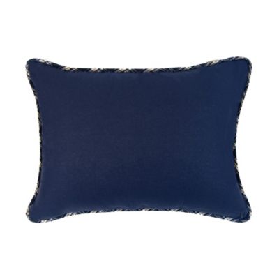 Image showing  Checkerboard Indigo Cotton Pieced Quilted Bedding Set
