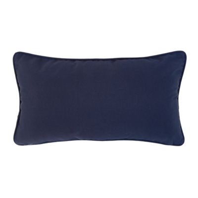 Image showing  Checkerboard Indigo Decor Pillow Set
