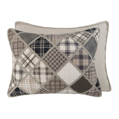 Image showing  Driftwood Cotton Pieced Quilted Bedding