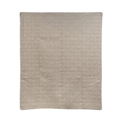 Image showing  Driftwood Cotton Pieced Quilted Throw