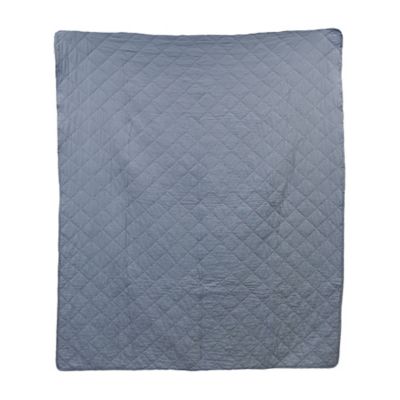 Image showing  Seascape Cotton Quilted Throw