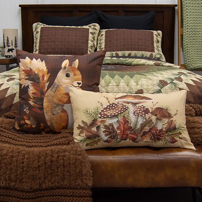 Image showing  Pine Circle Decor Pillow Set