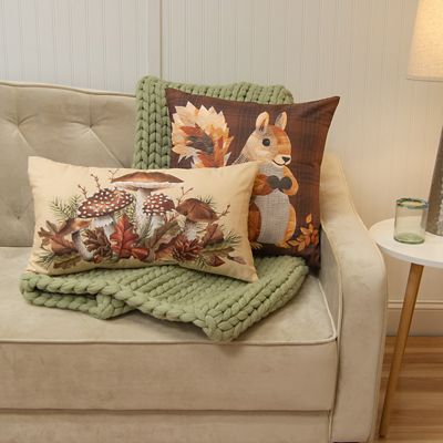 Image showing  Pine Circle Decor Pillow Set