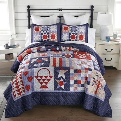 Image showing 5 th Donna Sharp County Fair UCC Quilted Bedding Set