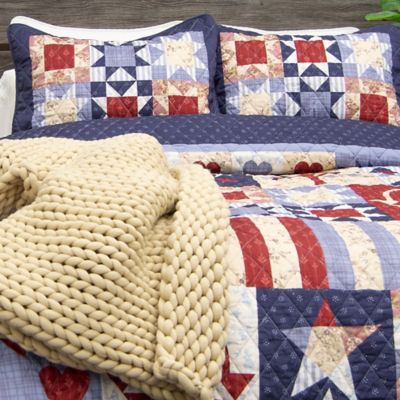 Image showing 8 th Donna Sharp County Fair UCC Quilted Bedding Set
