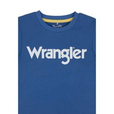 Image showing 2 th Wrangler Boys' Logo Long-Sleeve T-Shirt