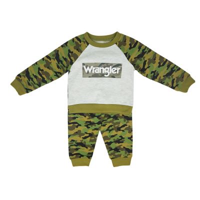 Image showing 0 th Wrangler Boys' Sweatshirt Set