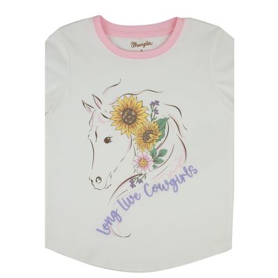Image showing  Girls' Horse Long Sleeve Tee