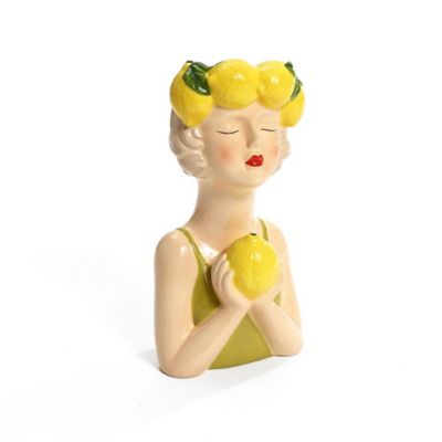Image showing  Lady Lemons Ceramic 11.6-Inch Tall Sculpture Vase