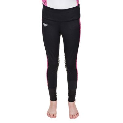 Image showing  Children's Puff Ponies Pull-on Tights, Silicone Knee Grip