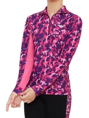 Image showing  Children's Camo Print Collared Long-Sleeve Sport Shirt