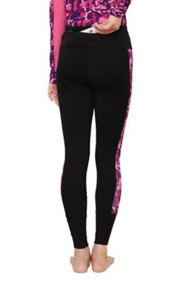 Image showing  Children's Camo Print Pull-on Tights, Silicone Knee Grip